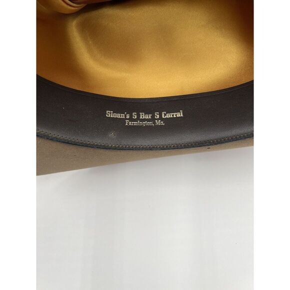 Vintage RESISTOL 2X Double X PECOS Cowboy Hat Brown Size 7 Review All Photos - Picture 10 of 16